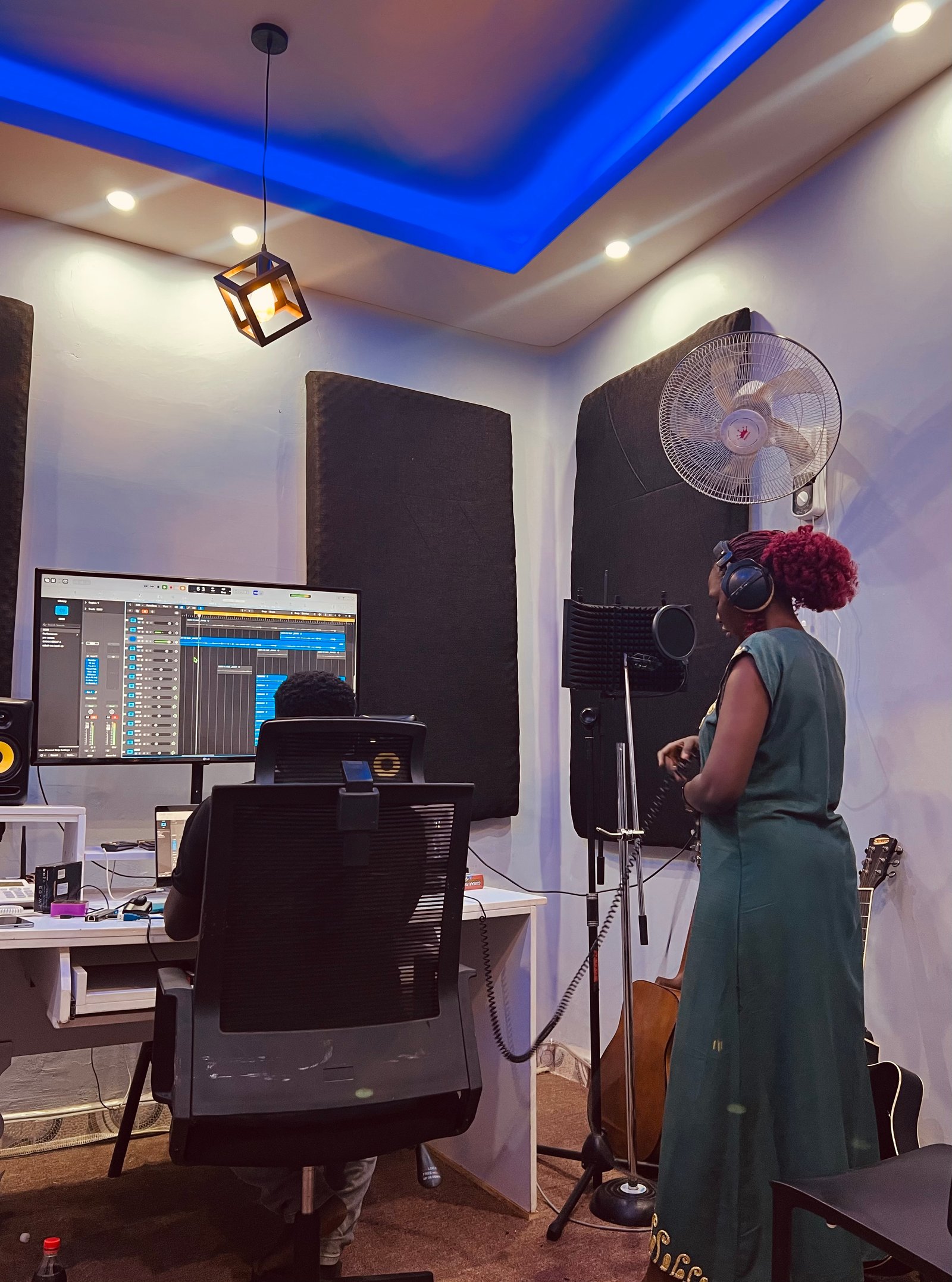 Big Foot Management studio session